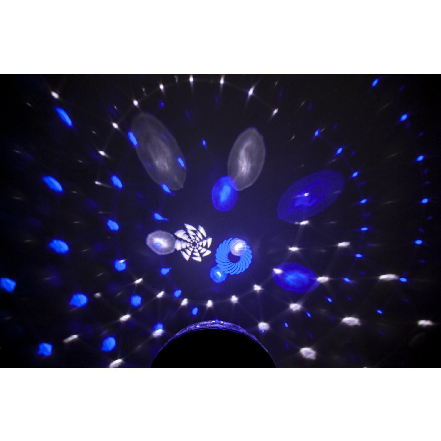 2 x Ibiza Astro Gobo 2-in-1 Disco Effect Light - DY Pro Audio