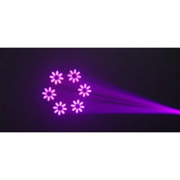 2 x Ibiza E-BEAM100 100w LED Beam Moving Head with DMX Cable - DY Pro Audio