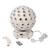 2 x Kam Stratosphere Ghost Starburst White Mirror Ball with DMX Cable