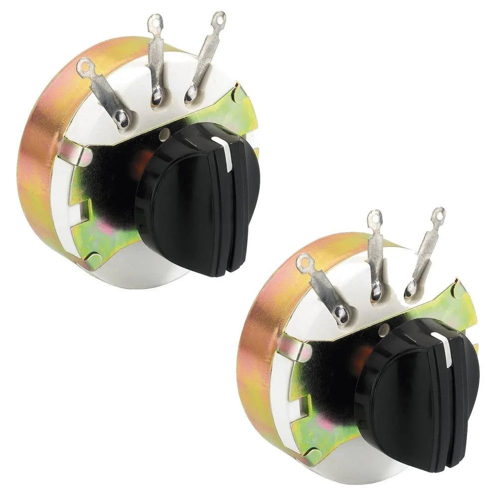 2 x Monacor AT - 62H L - Pad Attenuator 100W 8 Ohm Wirewound Volume Control