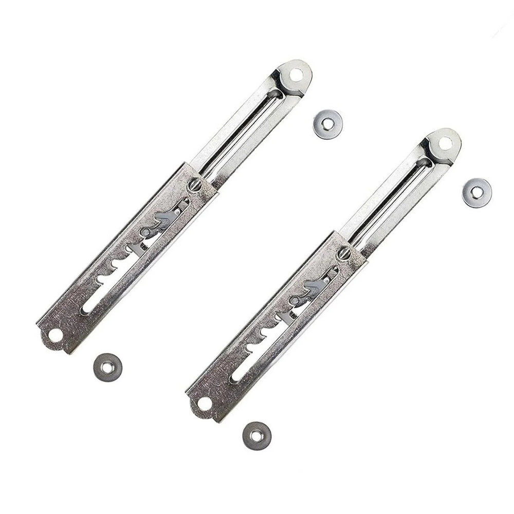 2 x Penn Elcom Five Stops Zinc Adjustable Ratchet Stays