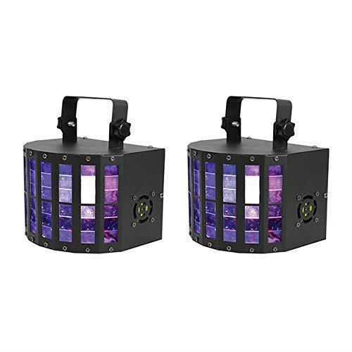 2 x QTX Derby 9 LED Lighting Effect - DY Pro Audio