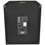 2 x QTX QT18SA 18" Active Powered Subwoofer - DY Pro Audio