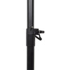 2 x QTX Speaker Stand Black with Square Base with Carry Bags