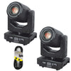 2 x Showtec Shark Spot One Compact 60 W LED Spot Moving Head