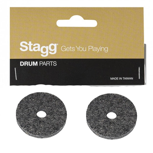 2 x Stagg SPRF3-2 Hi-Hat Seat Felt Washers - DY Pro Audio