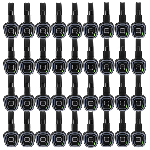 50 x Q-Audio QSD-3PRO 3 Channel Silent Disco Headphones