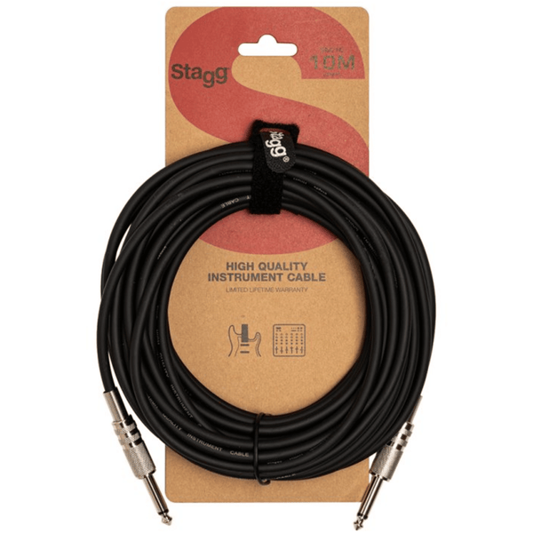 Stagg SGC10 10m Straight to Straight Jack Lead