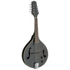 Stagg M50 E BLK Black acoustic - electric bluegrass mandolin with nato top