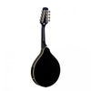 Stagg M50 E BLK Black acoustic-electric bluegrass mandolin with nato top