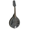 Stagg M50 E BLK Black acoustic-electric bluegrass mandolin with nato top