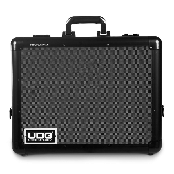 UDG Ultimate Pick Foam Flight Case for AlphaTheta CDJ-3000X in black.