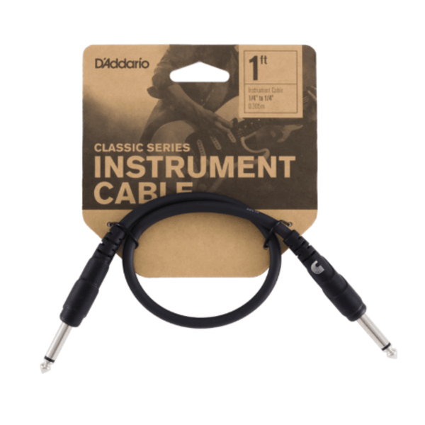 D'Addario Instrument 3ft Patch Guitar Cable PW-CGTP-03 1m
