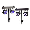     Compact LED lighting bar system with multiple effects