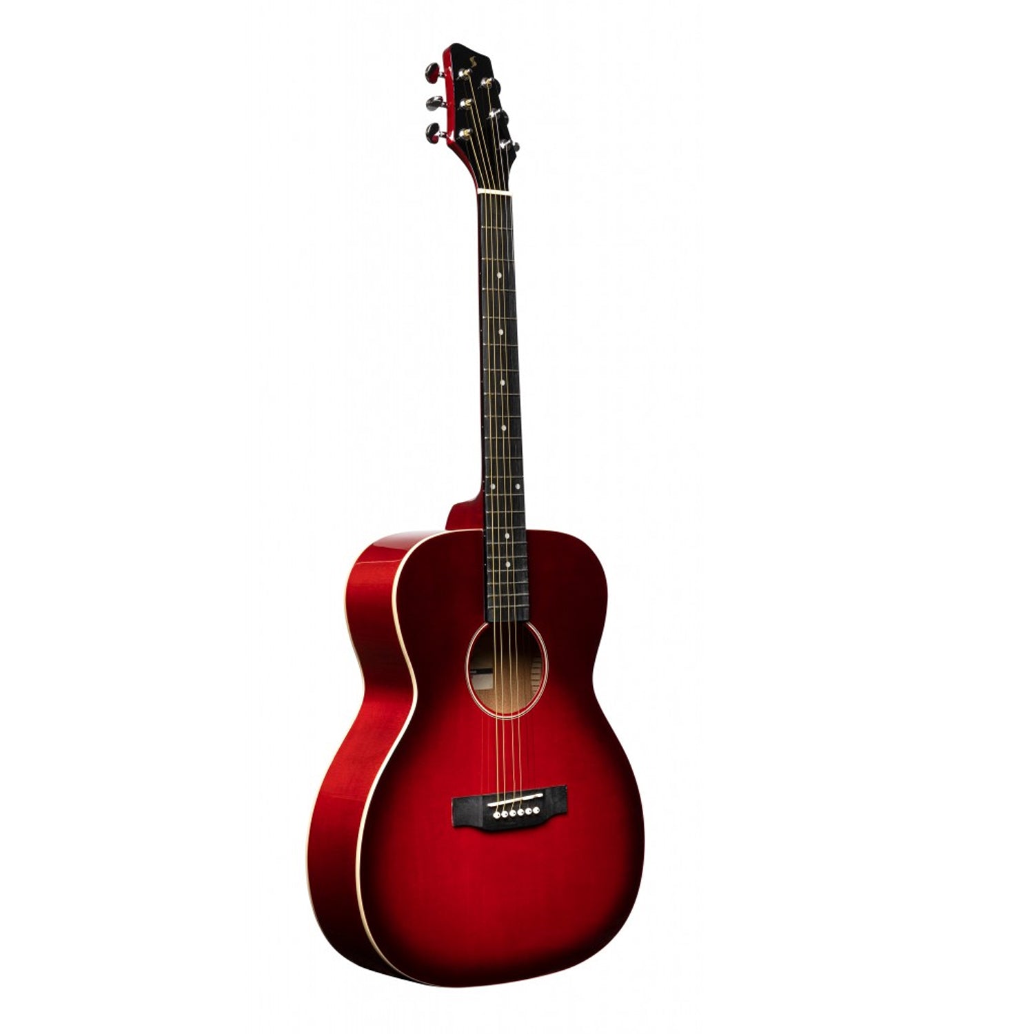 Stagg SA35 A-TR Red Auditorium Guitar with Basswood Top