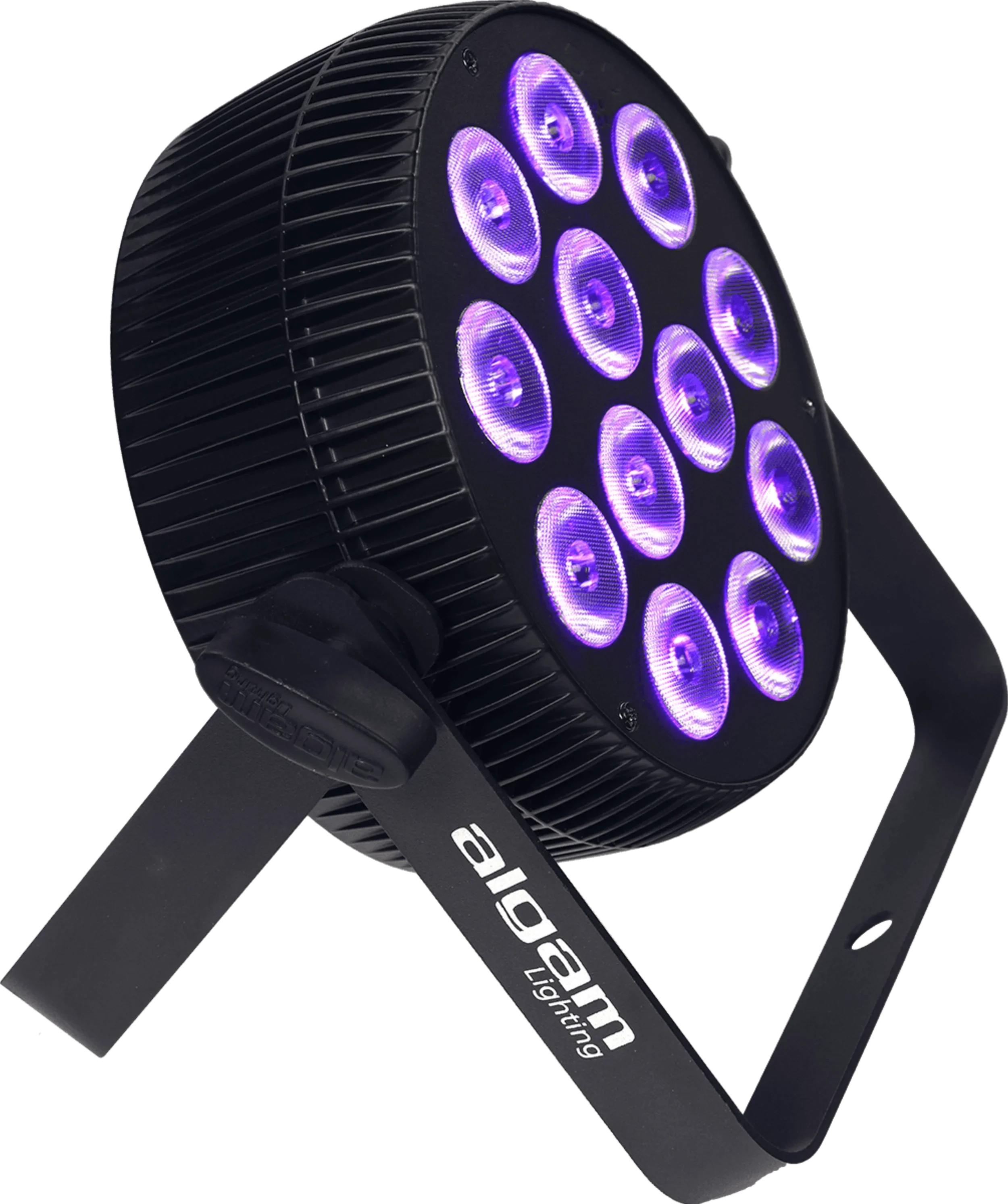 Algam Lighting SLIMPAR-1210-HEX12 x 10W RGBWA+UV LED PAR Can