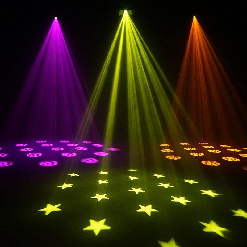 Ultimax DJ Combi Booth With Pole Kit and Equinox Helix 100w Moonflower Lights