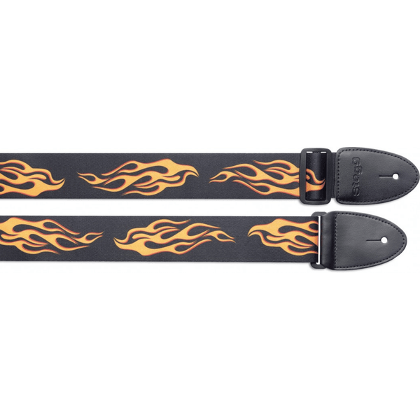 Stagg STE FLAME Electric Acoustic Bass Guitar Strap
