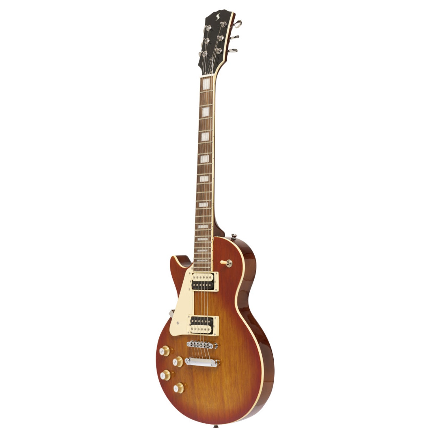 Stagg SEL-STD VSB LH Standard Series Electric Guitar with solid Mahogany body archtop, Left Hand