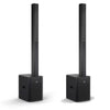 2 x LD Systems MAUI 28 G3 MIX Black Compact Cardioid Column PA System With Mixer