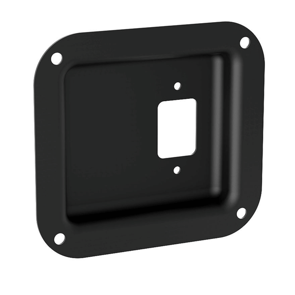 Penn Elcom D0946-10K small black recessed dish for IEC power inlet