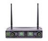 Q-Audio QWM1950 HH Dual Channel UHF Wireless Microphone Channel 70 (863.1-864.9 MHz)