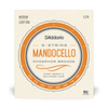 D'Addario EJ78 Phosphor Bronze Mandocello Strings, 22-74 - perfect for mandocello tuning C to A.
