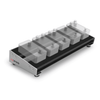 D'Addario XPND Core pedalboard setup with effects pedals