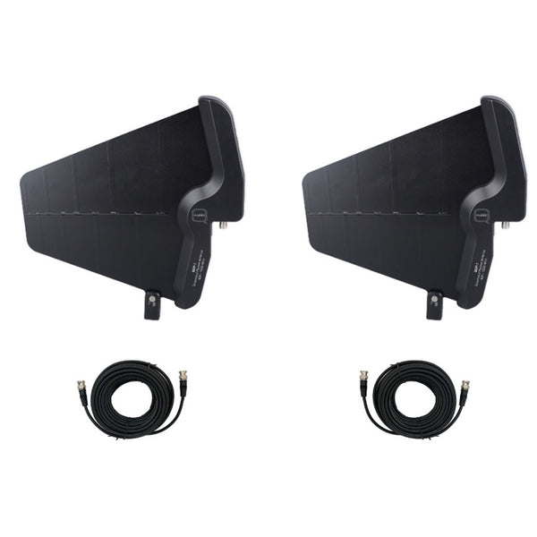 Q-Audio QWM-PAD2-10M Active Paddle Antennas with 10m Cables