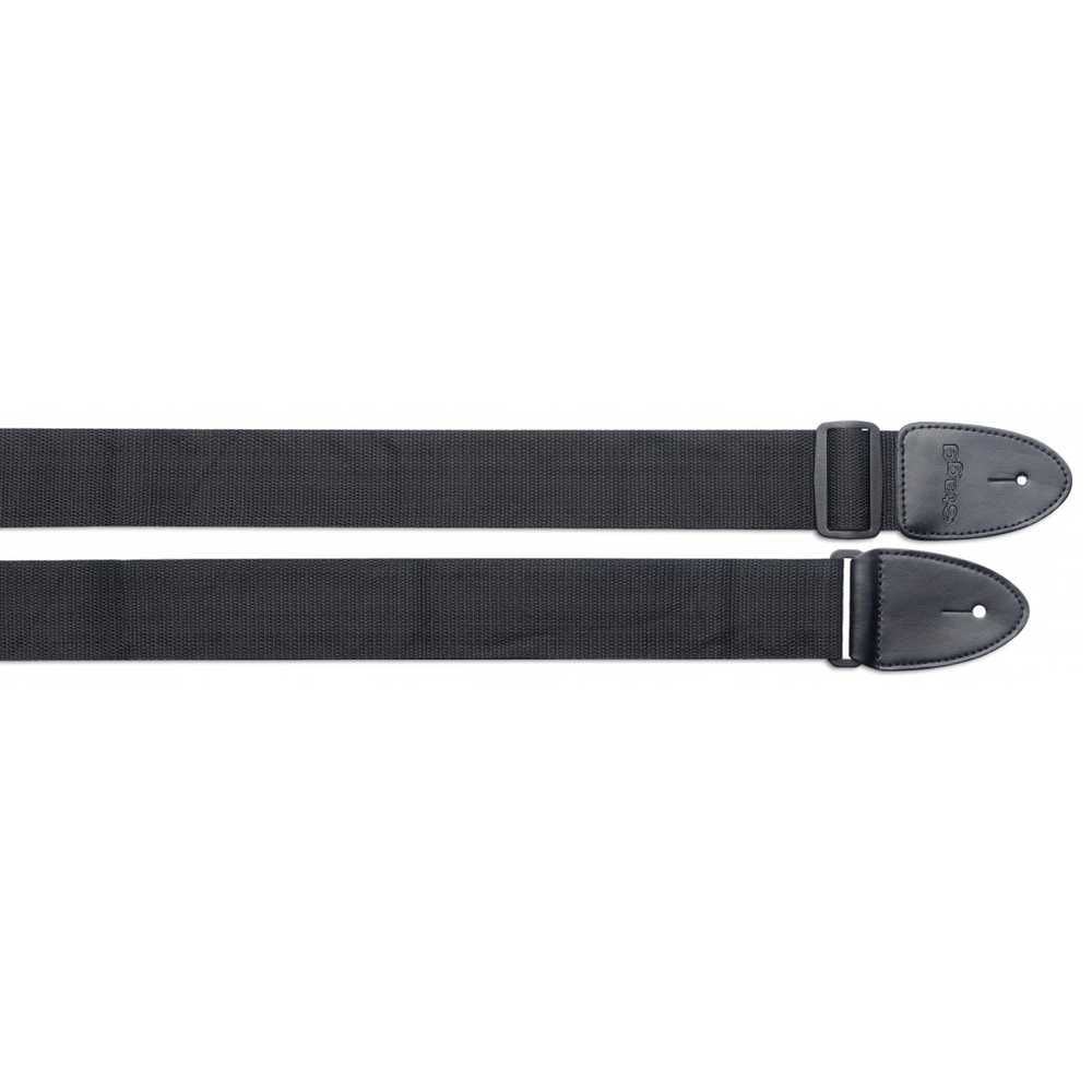 Stagg SN5 BLK/L Braided Nylon Guitar Strap