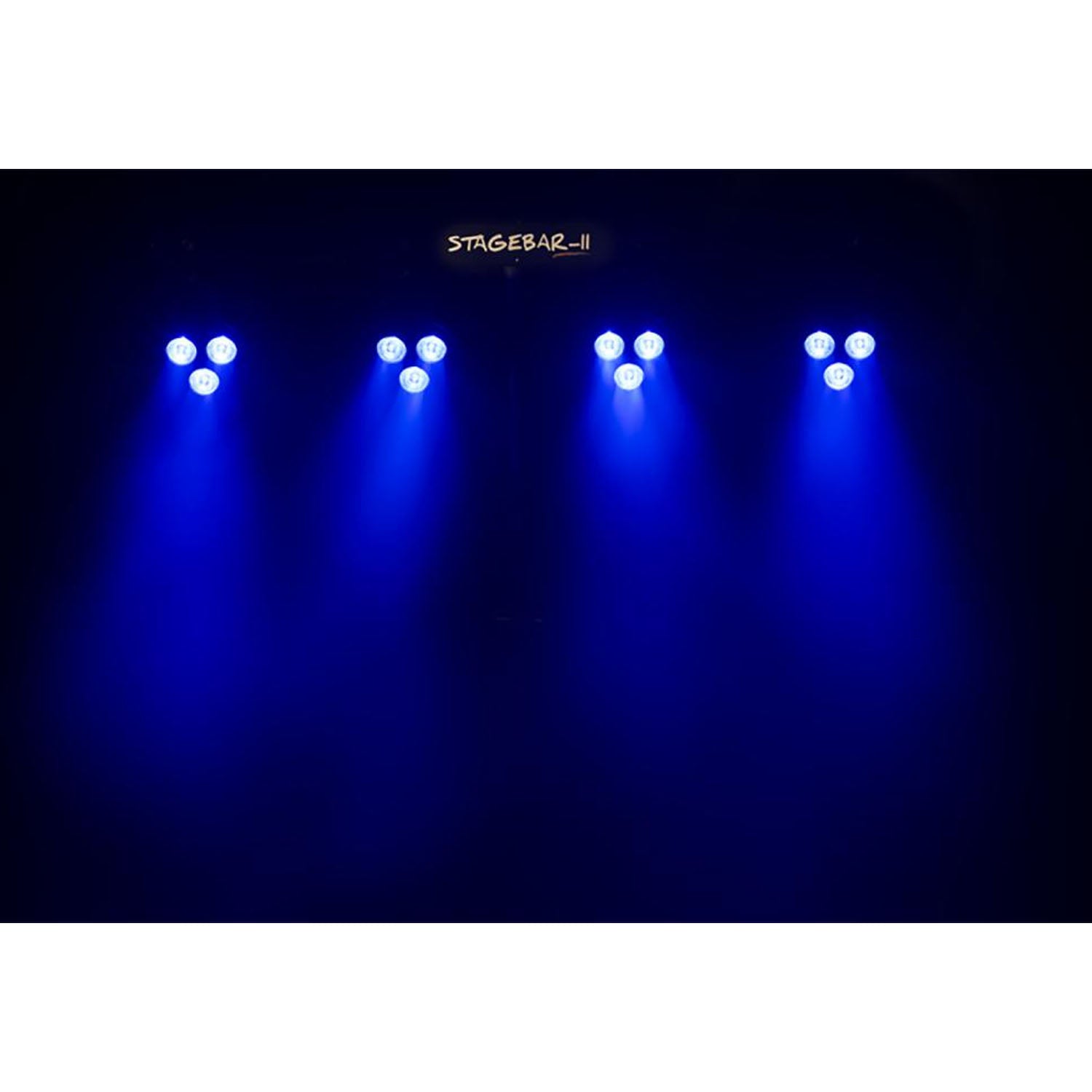 Algam STAGEBAR-II 2-in-1 LED bar delivering colorful stage wash effects