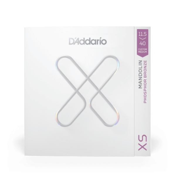 D'Addario 11.5-40 Custom Medium, XS Phosphor Bronze Mandolin Strings