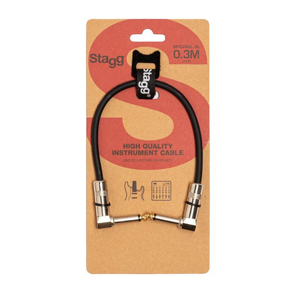 Stagg SPC030L DL 30cm Guitar FX Pedal Patch Leads