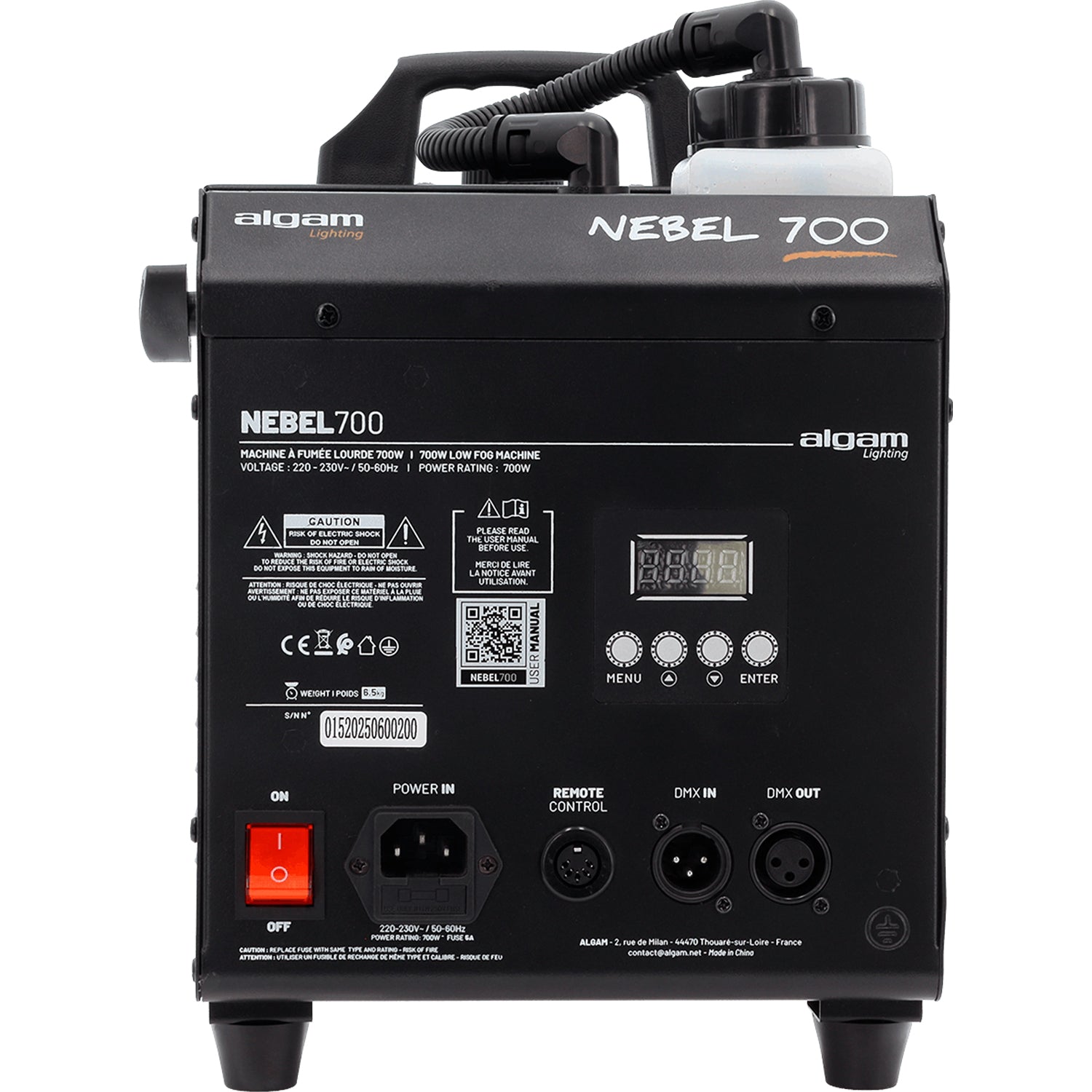 Algam Lighting NEBEL700 700W Heavy Smoke Machine