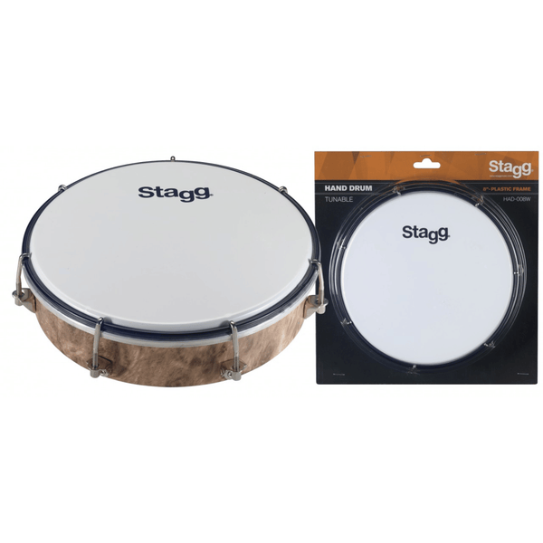 Stagg HAD-008W Tuneable 8" Plastic Hand Drum