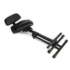 Gravity FM SEAT1 BR height adjustable stool with footrest and backrest