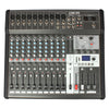 Q-Audio Q-MIX 12FX 12 Channel Mixer with FX, USB, Bluetooth
