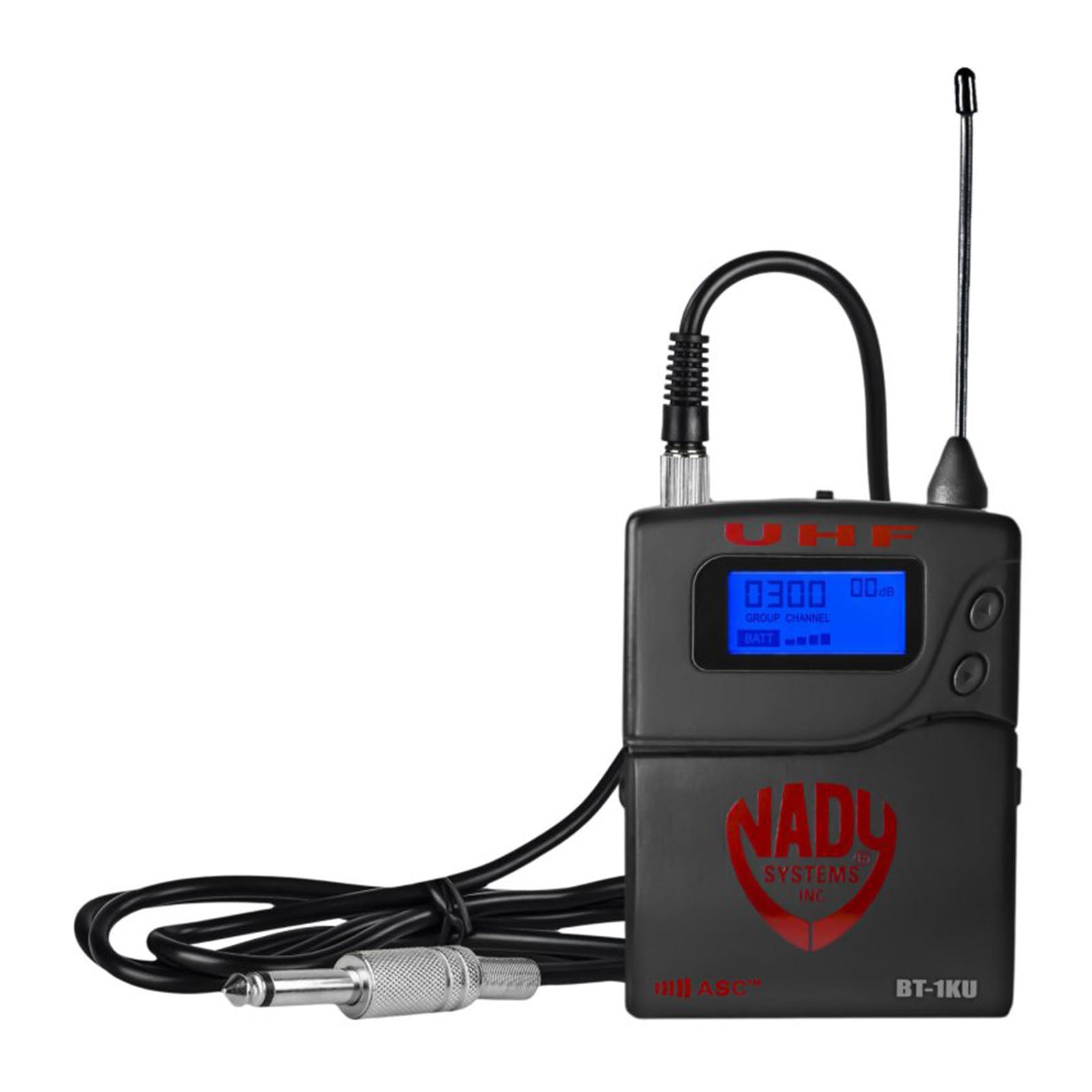 Nady W-1KU GT-EU1 GT True Diversity 1000-Channel Guitar/Instrument Microphone Wireless System