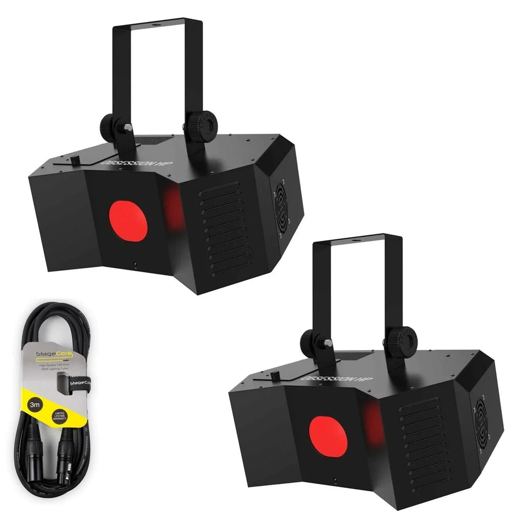 2x Chauvet Obsession HP Gobo Effect Light With DMX Cable - DY Pro Audio