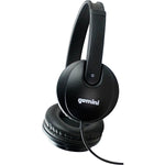 Gemini Sound DJX-200 Black Professional DJ Headphones with padded ear cups and adjustable headband