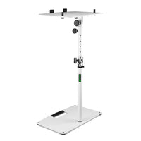 Gravity LTS T 02 W Universal Laptop Stand with Adjustable Holding Pins and Steel Base