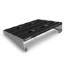 D'Addario XPND Core double row pedalboard with guitar effects pedals