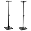 2 X Gravity SP 3202 CS B Studio Monitor Speaker Stand with square steel base