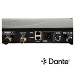 JTS UF-20DA UHF Dual Channel Wideband True Diversity Wireless Receiver c/w DANTE