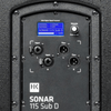 HK Audio Sonar 115 SUB D 1500w 15" Active Subwoofer - powerful and efficient subwoofer for enhanced bass response.