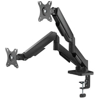 AV:link Full Motion Dual Gas Spring Desktop Monitor Arm with USB Hub