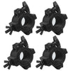 4 X Chauvet DJ CLP-10 Pro Clamp Half Coupler 25mm or 50mm Truss Clamp
