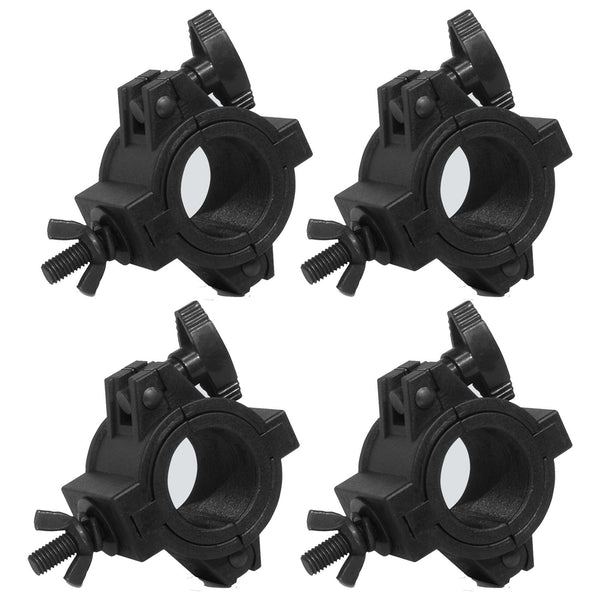 4 X Chauvet DJ CLP-10 Pro Clamp Half Coupler 25mm or 50mm Truss Clamp