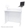 Equinox White Event DJ Booth Table Stand