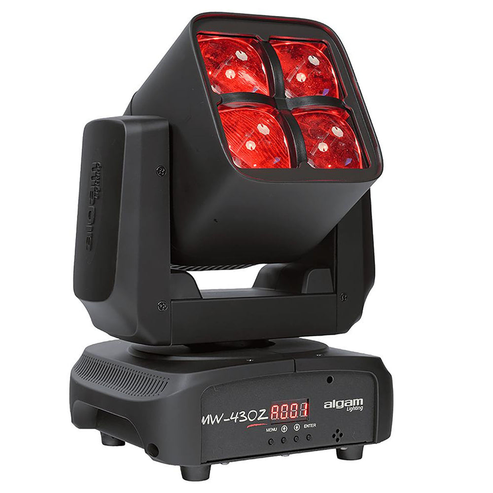 Algam Lighting MW430ZOOM 4 x 30W RGBW LED Wash Moving Head + Zoom